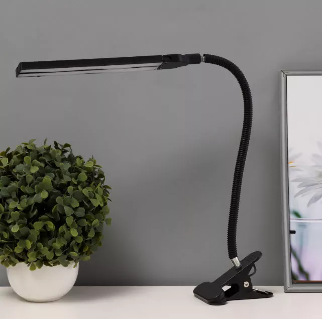 Настольная лампа Семи LED 5Вт 6000К черный 7,5х10,5х65см арт.10186155 по цене 