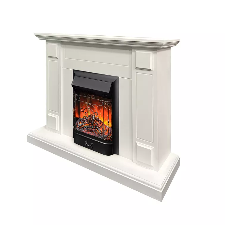 Камин электрический ТУРИН + МАЖЕСТИК ЛЮКС BL по цене 