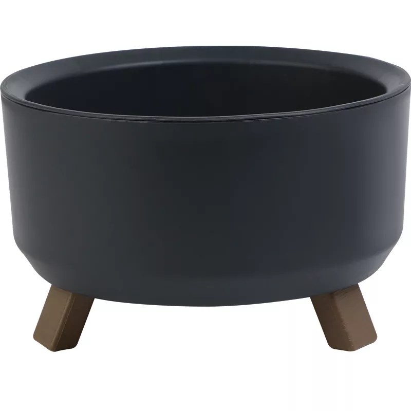 Кашпо Грация прайм 2,25л Антрацит пластик арт.КШ-4292 по цене 