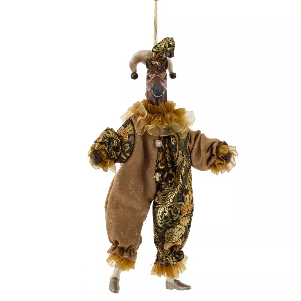 Игрушка набивная подвес Лошадь-клоун 15х8х40см арт.826020 по цене 