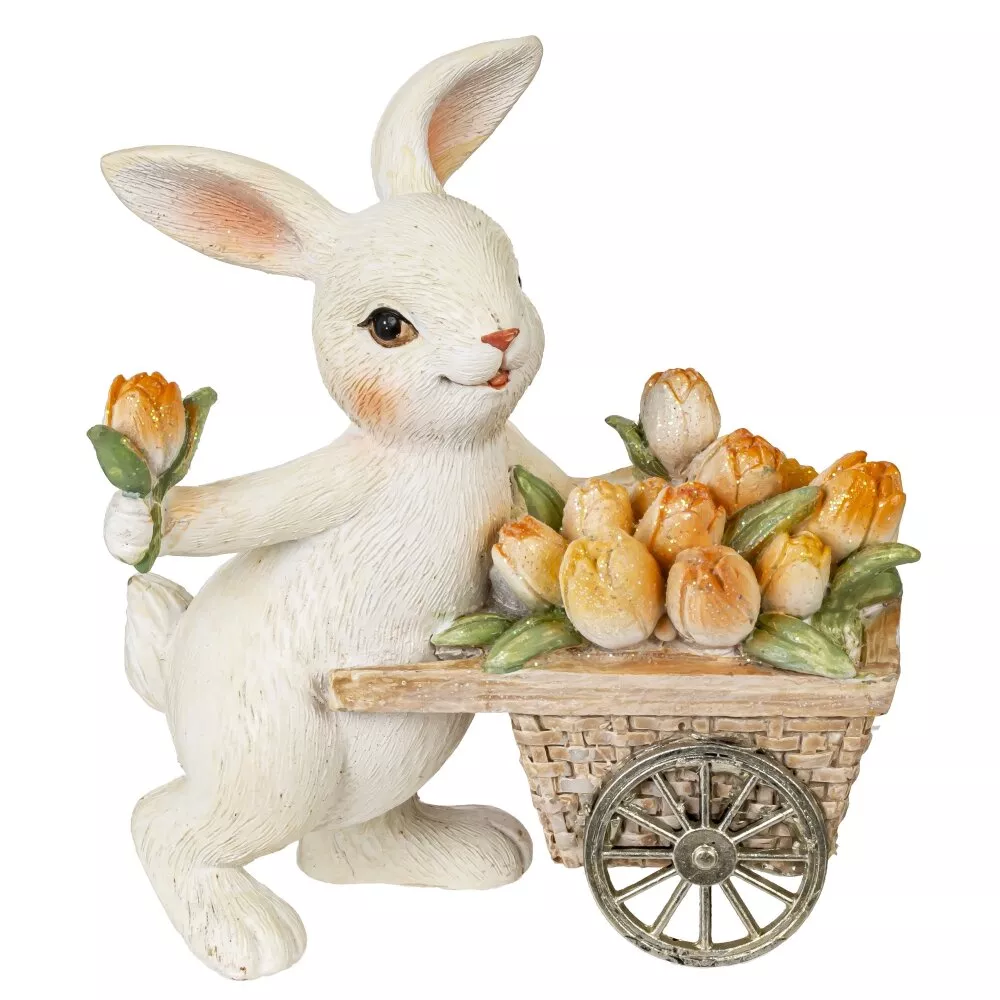 Фигурка декоративная Заяц 10x5x11см арт.816227 по цене 