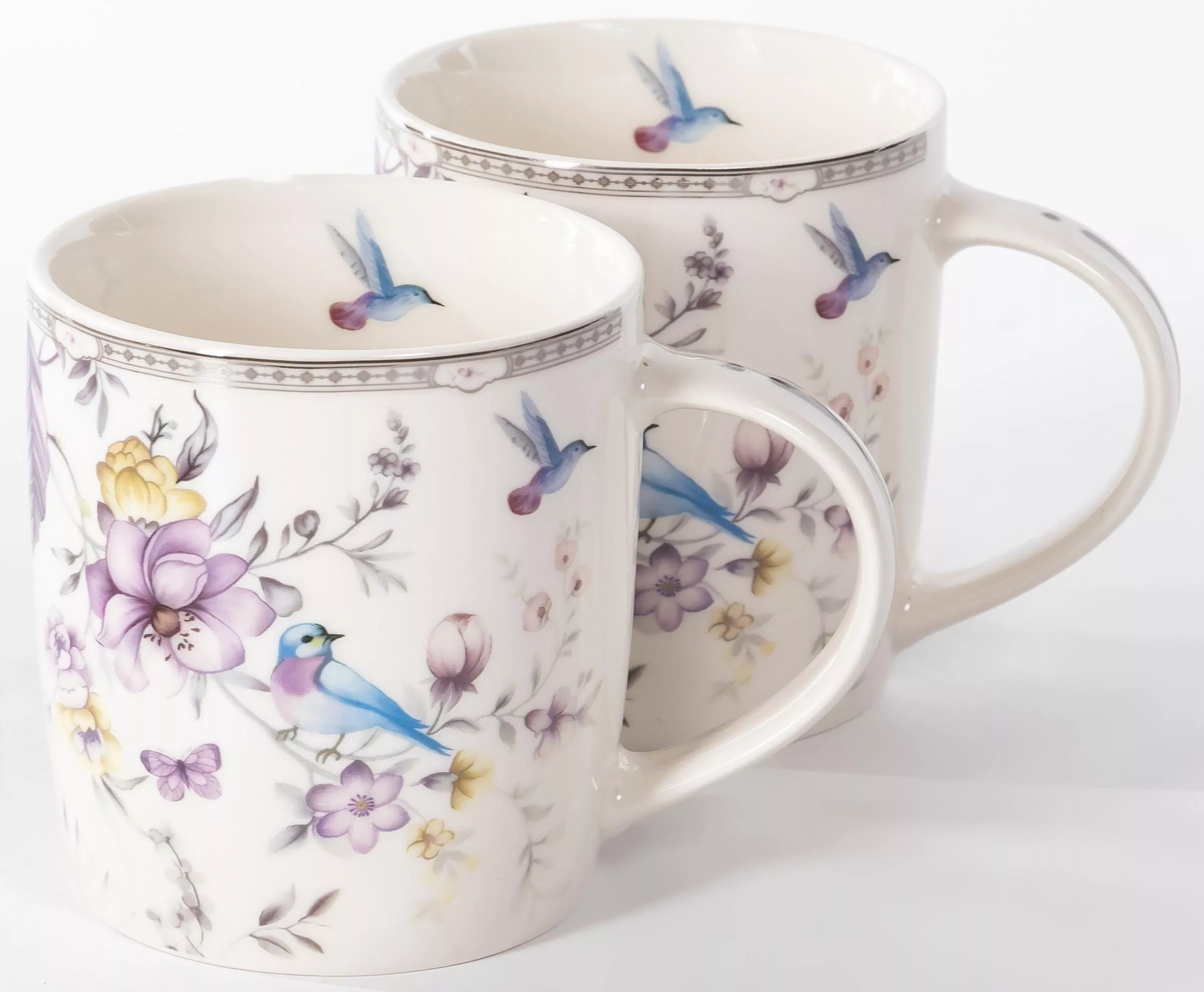 Набор кружек МЕЛАДИ 2шт 380мл, фарфор арт. 228-44002 по цене 