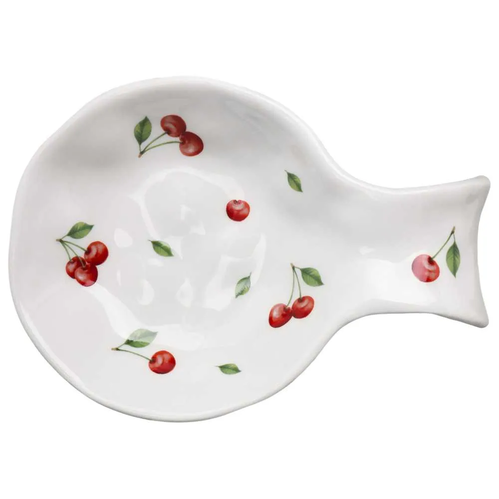 Подставка под ложку Лефард Вишня 16x11,5x2,5см, керамика арт.358-2352 по цене 