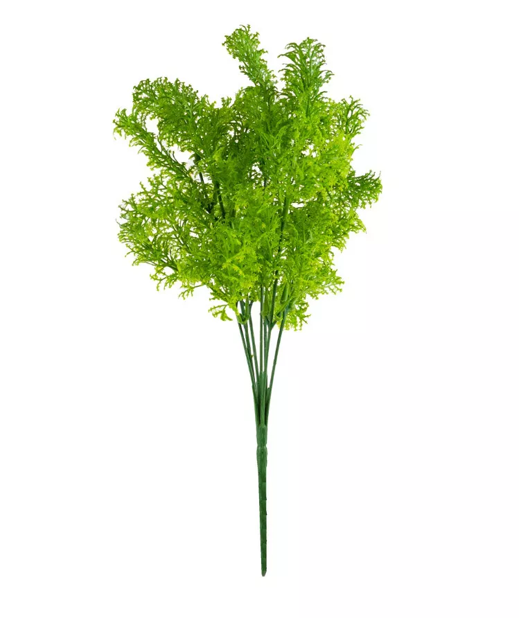 Цветок искусственный Аспарагус на вставке 34см, темно-зеленый по цене 