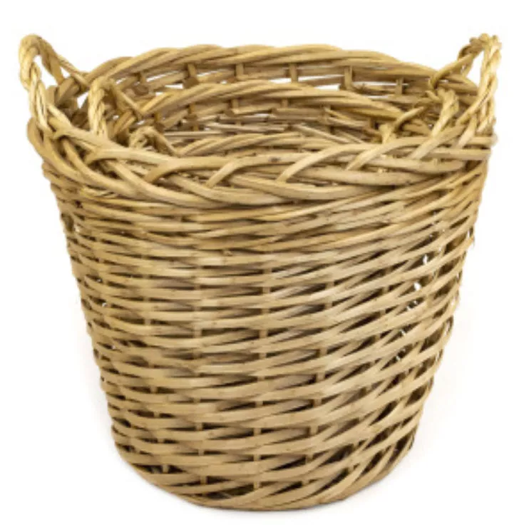 Корзина плетеная средняя ива, серый арт.ZH028W-2 по цене 