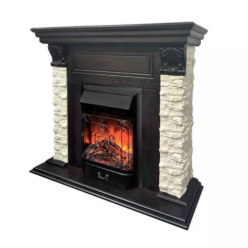 Камин электрический БИЛБАО АО + МАЖЕСТИК ЛЮКС BL по цене 