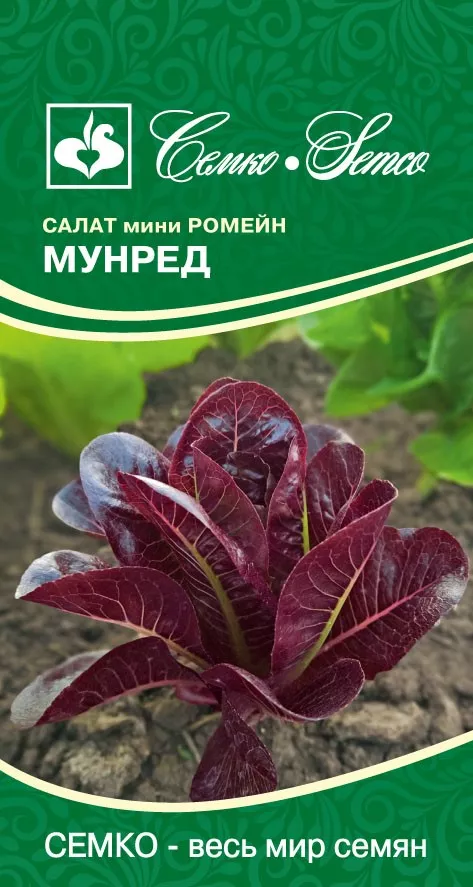 Семена Салат кочанный мини-ромэйн Мунред 15 шт Семко 