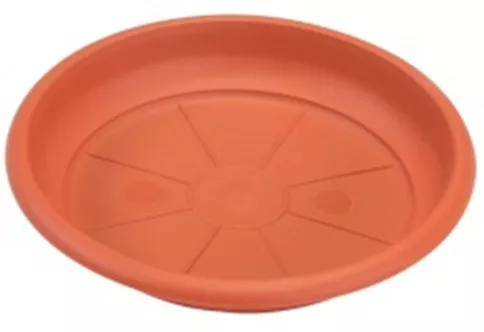 Поддон Сантино ТЕРРА для кашпо 4л пластик d18,5см терракот по цене 