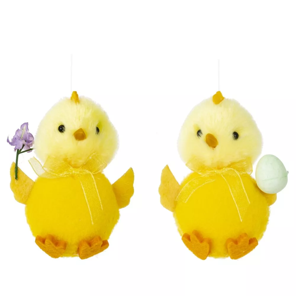 Изделие декоративное подвесное Цыпленок 6x3x7см 2в арт.816205 по цене 