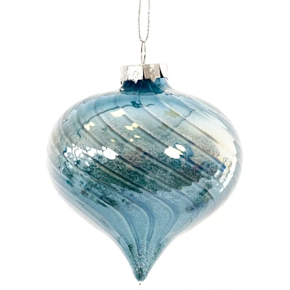 Украшение новогоднее Капля 8х8х9см, стекло арт.809548 по цене 