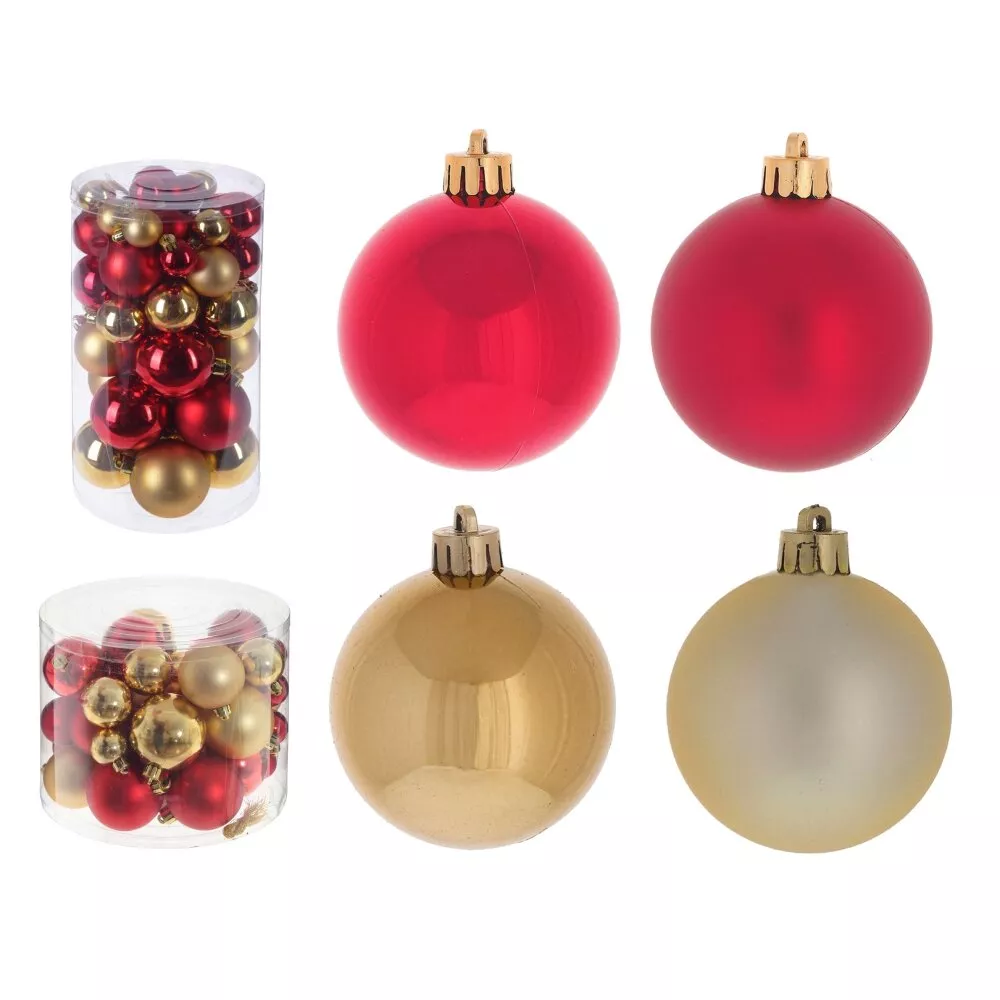 Украшение новогоднее Шар Сказочное великолепие набор из 40шт 3см 14х14х26см арт.722966 по цене 