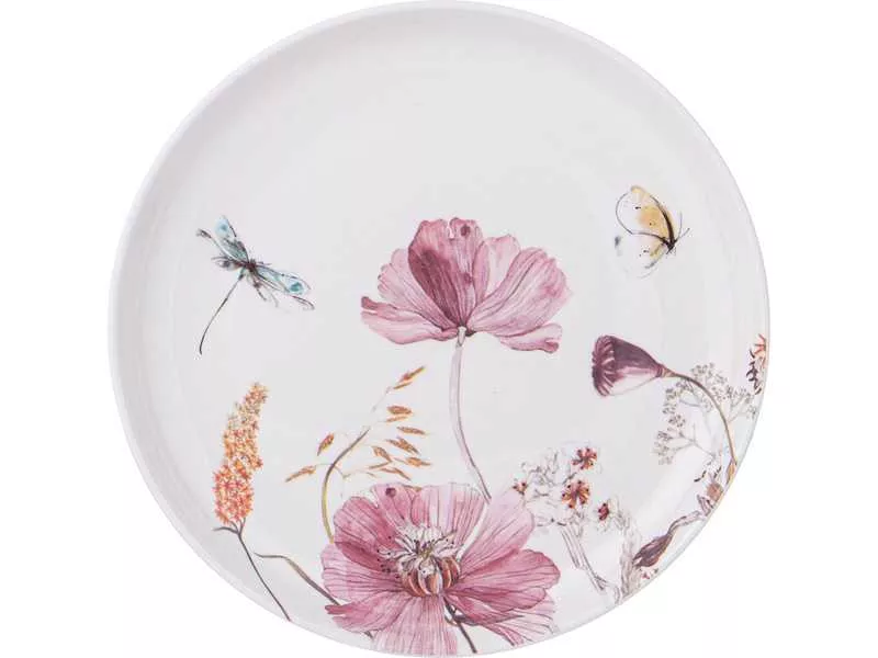 Тарелка закусочная Лефард Цветы 20,5см, фарфор арт.577-199 по цене 