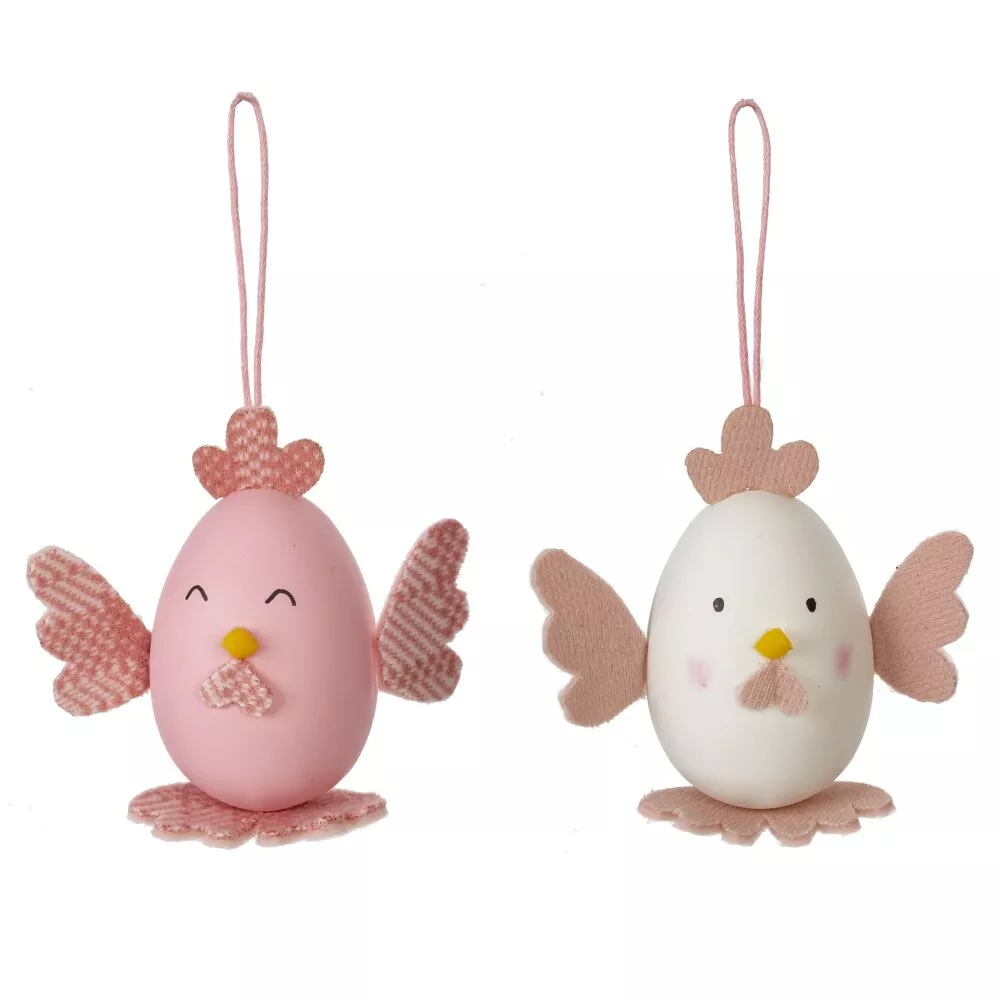 Набор из 2-х изделий подвесных Яйцо 16x4x17см арт.816289 по цене 