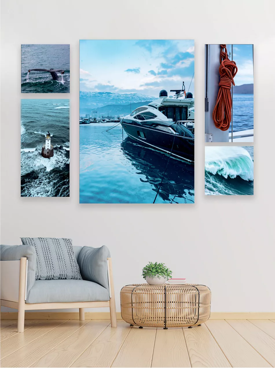 Набор из 5 картин Симфония Выход в море арт.МК-187 по цене 