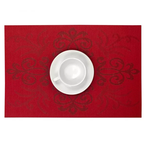 Салфетка сервировочная модерн пвх красный 30х45см по цене 