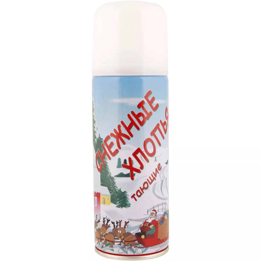 Спрей Снежные хлопья тающие, белый по цене 