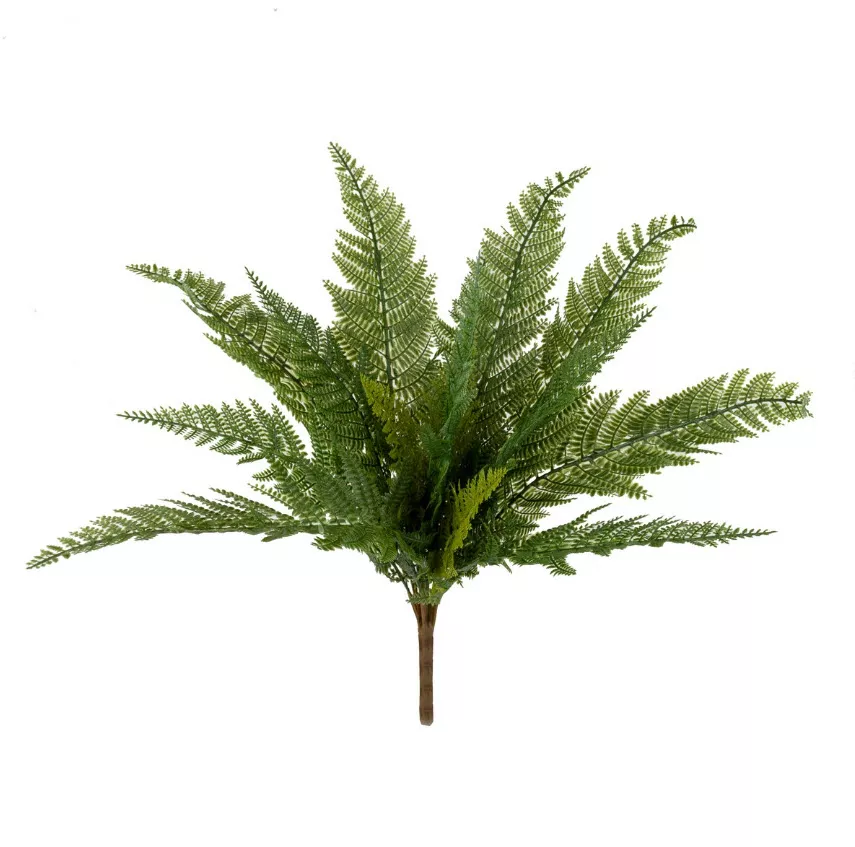 Папоротник на вставке 51см, зеленый по цене 