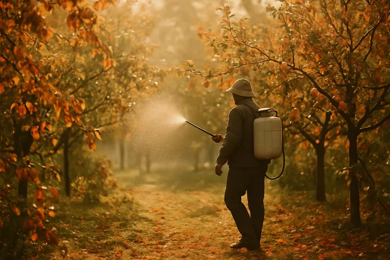 Осенняя обработка на участке