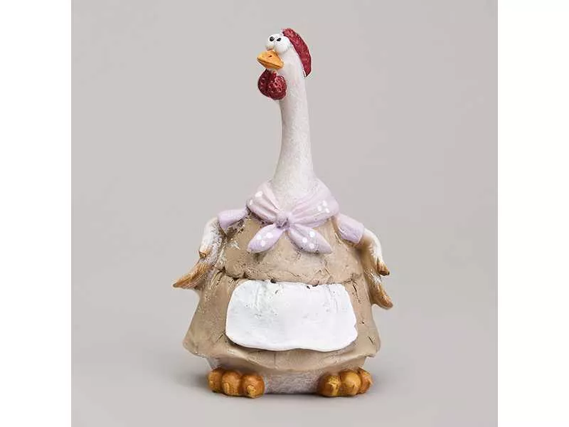 Фигурка декоративная Курица 6,5x4,5x13см арт.146-2176 по цене 