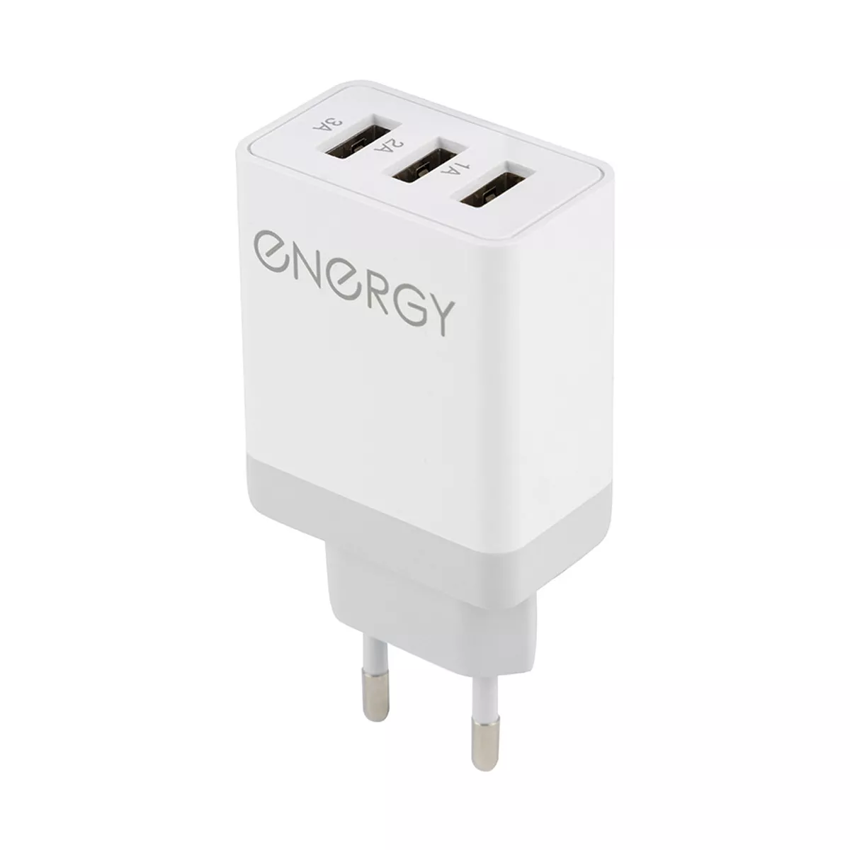 Зарядное устройство Енерджи для телефона сетевое 3 USB белый по цене 