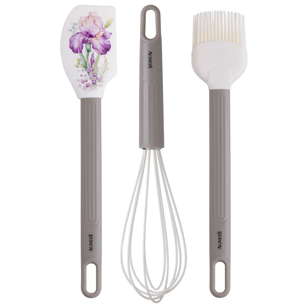 Набор Ирисы Агнесс 3пр: венчик, лопатка, кисточка арт.671-031 по цене 