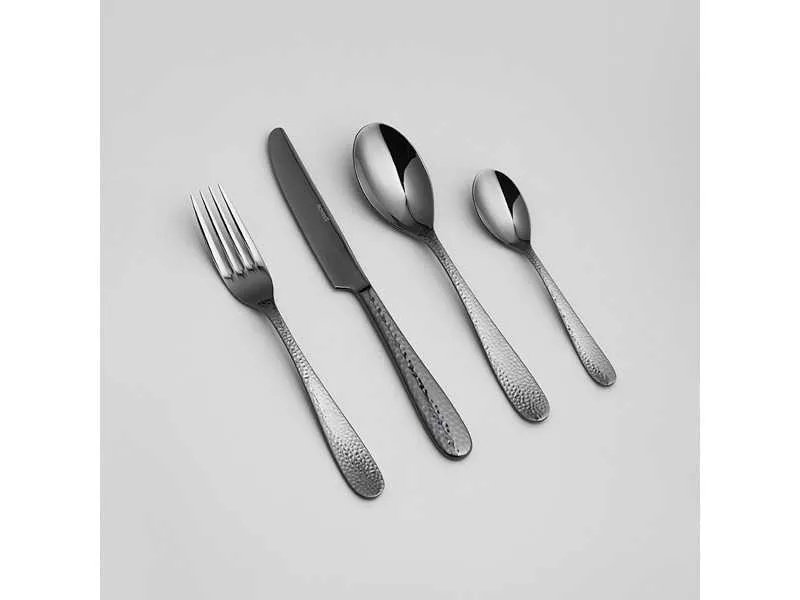 Набор столовых приборов Регина Агнесс 16пр черный, сталь арт.1000-012 по цене 