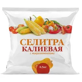 Удобрение сухое НовАгро Селитра калиевая минеральное0,5 кг по цене 