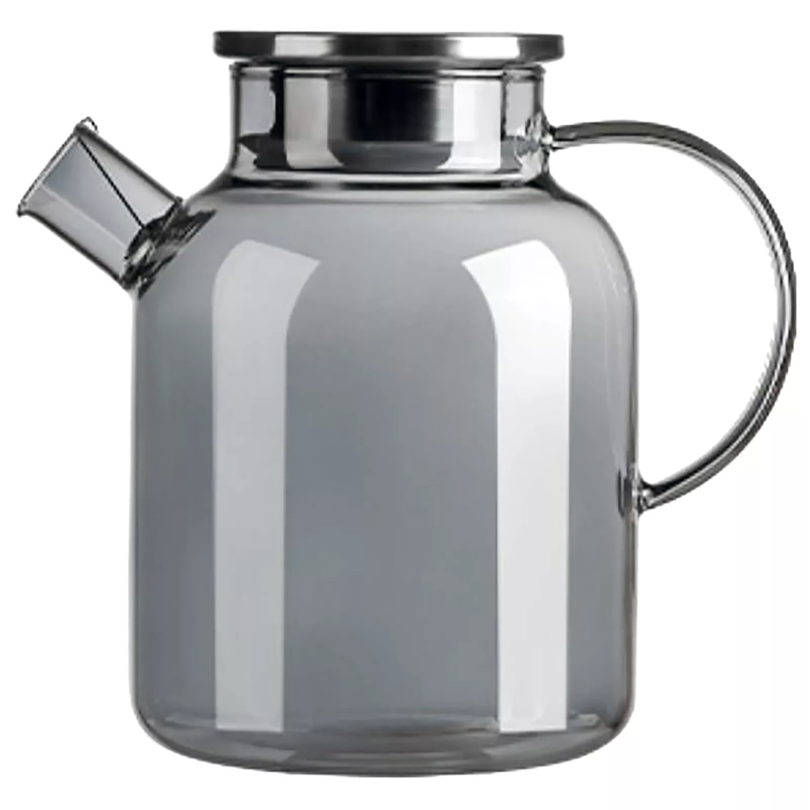 Чайник заварочный 1500мл с фильтром TM Аппетит, стекло+сталь арт.BMT1500-GR по цене 
