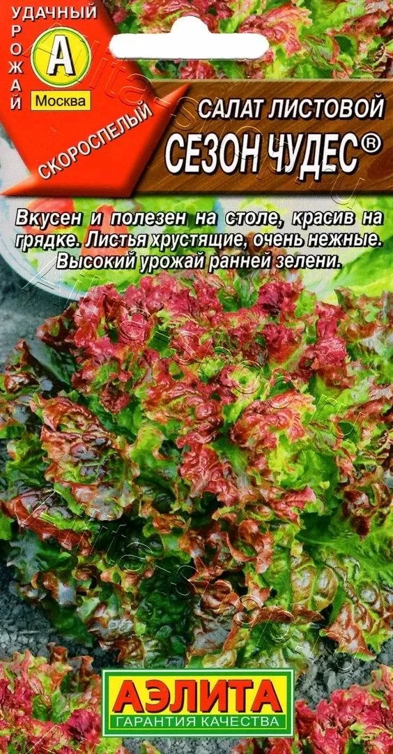 Семена Салат Сезон чудес листовой 0,5г Аэлита 