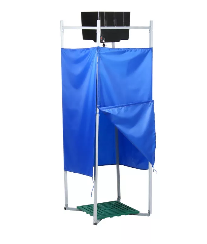 Душ дачный 80×80×250см, тент, бак пластик 55л, с ЭВН арт.4346370 по цене 