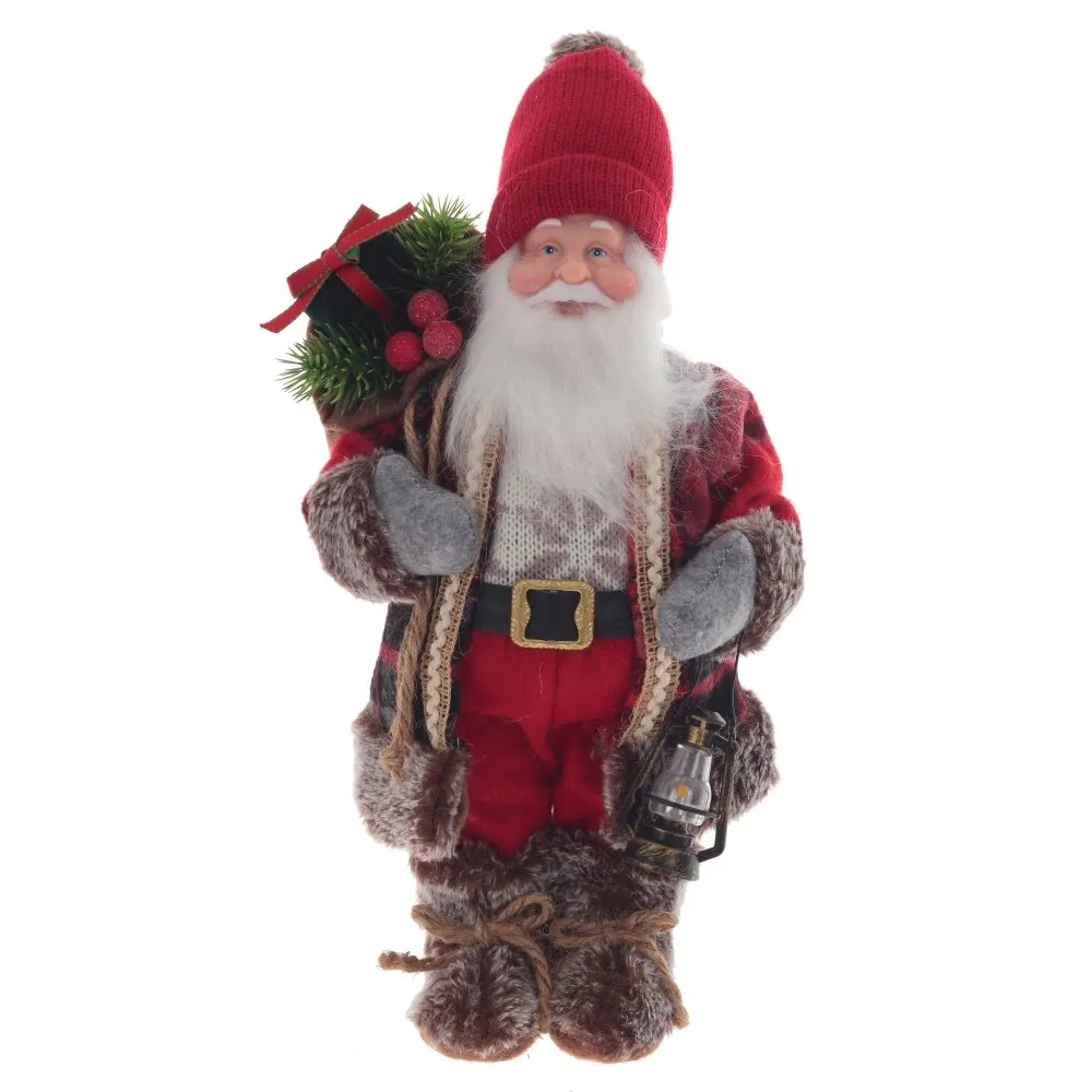 Фигурка декоративная Дед Мороз 18х11х36/31см арт.807183 по цене 