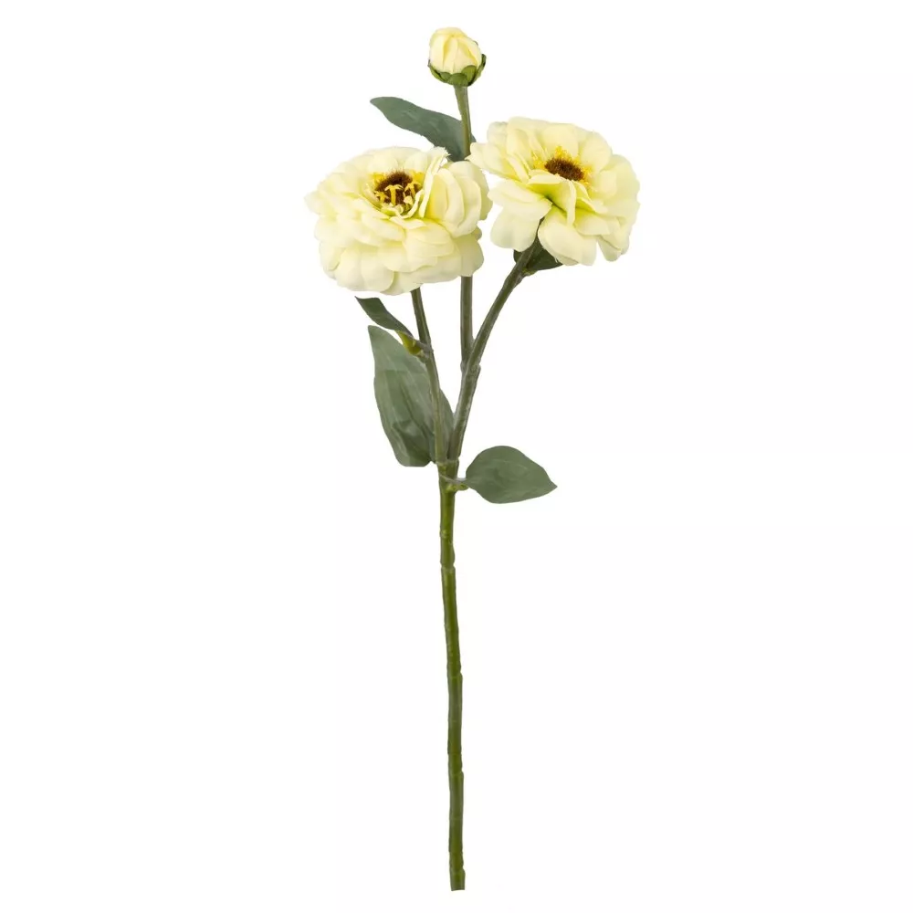 Цветок искусственный Цинния белый 33см арт.к000027619 по цене 