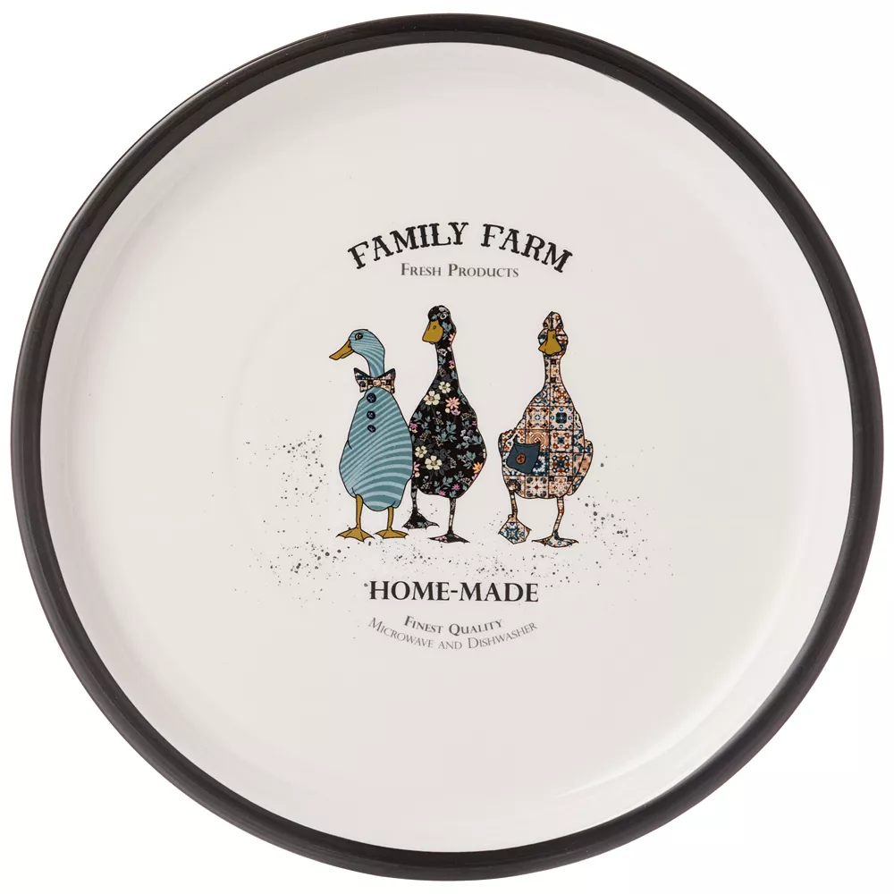 Тарелка обеденная Лефард Семейная ферма фарфор 26см по цене 