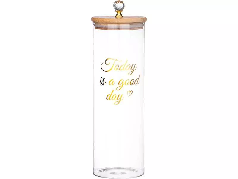 Емкость для сыпучих продуктов Агнесс Кристалл 1,7л 9,5х9,5х27см арт.889-155 по цене 