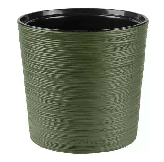 Кашпо Ла Декоро 7,5л теплая хвоя, пластик арт.КШ-0693 по цене 