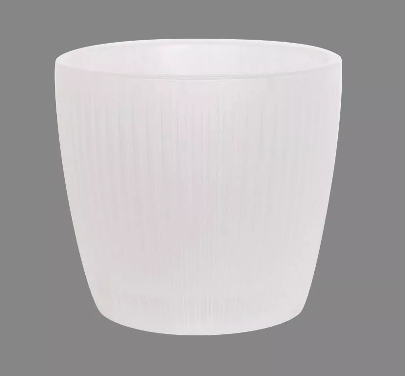 Кашпо ЭВИ ВипСет со вставкой пластик d-17,5см h-15,5см V-3л прозрачный по цене 