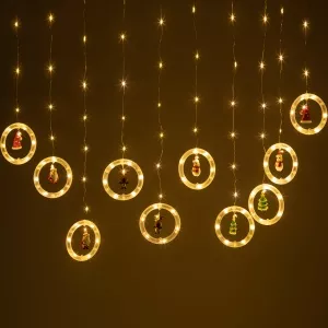 Гирлянда Эра Занавес Волшебство 120LEDтеплый свет 2,7х0,5м арт.Б0060414 по цене 