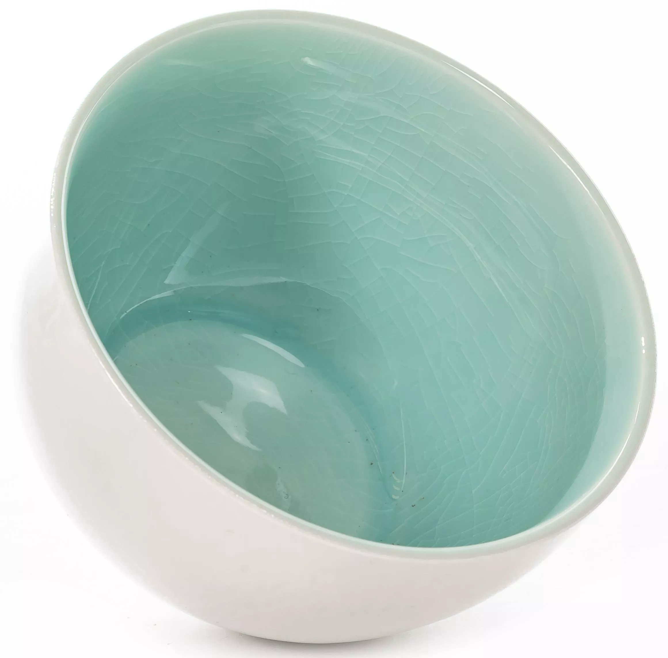 Салатник Иштар 600мл, фарфор, ментоловый кракелюр арт.236-28007 по цене 