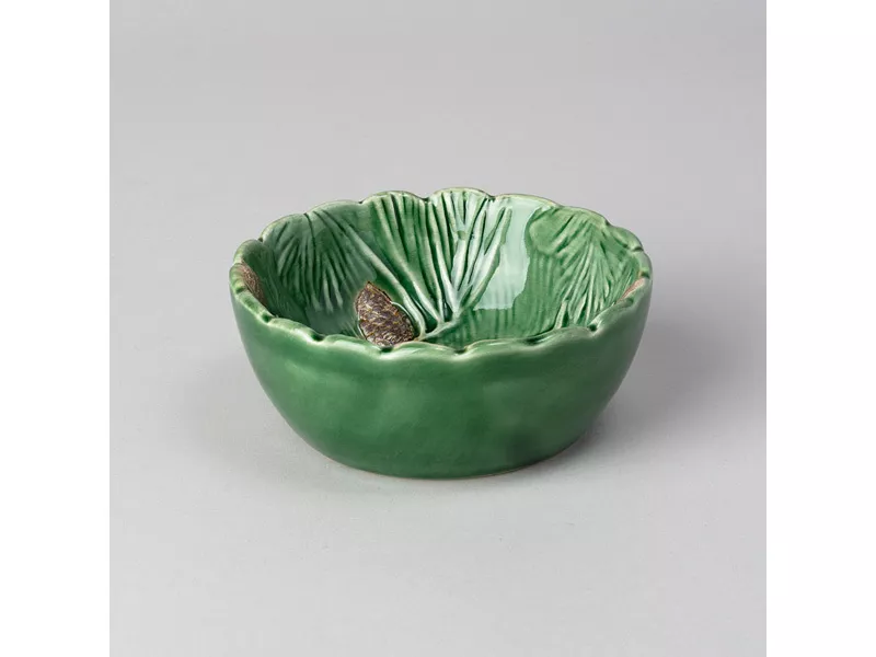 Салатник Зеленая сосна 12,2х12,2х5см, керамика арт.145-209 по цене 