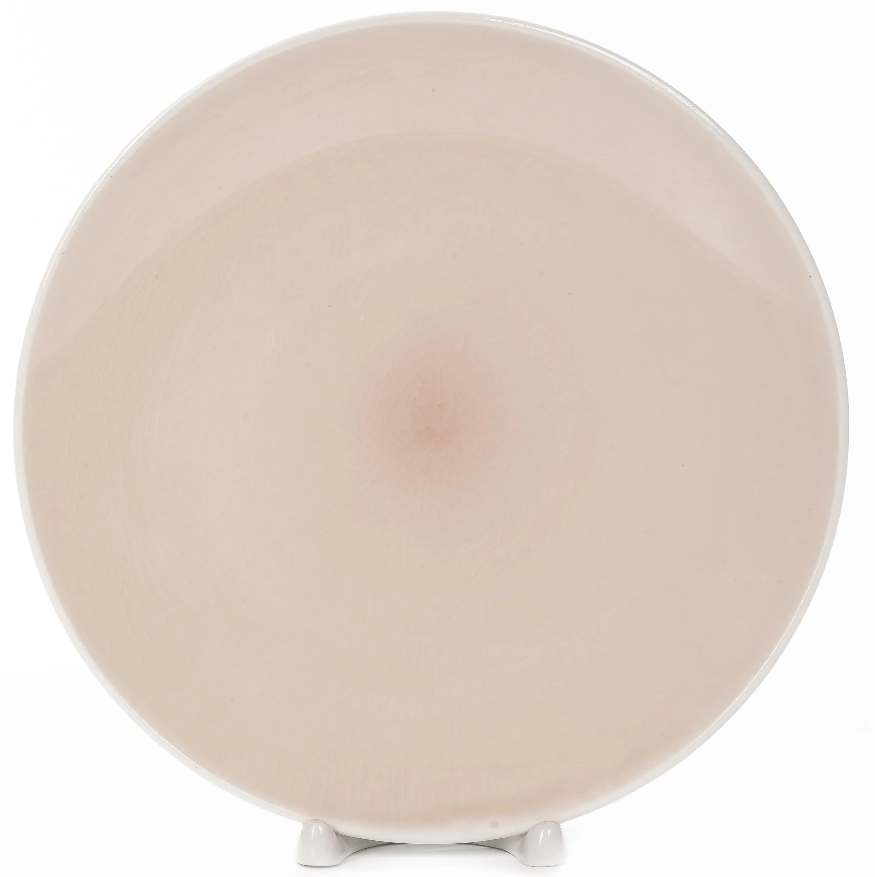 Тарелка мелкая Мейбел 21см, фарфор, пыльная роза кракелюр арт.236-28018 по цене 