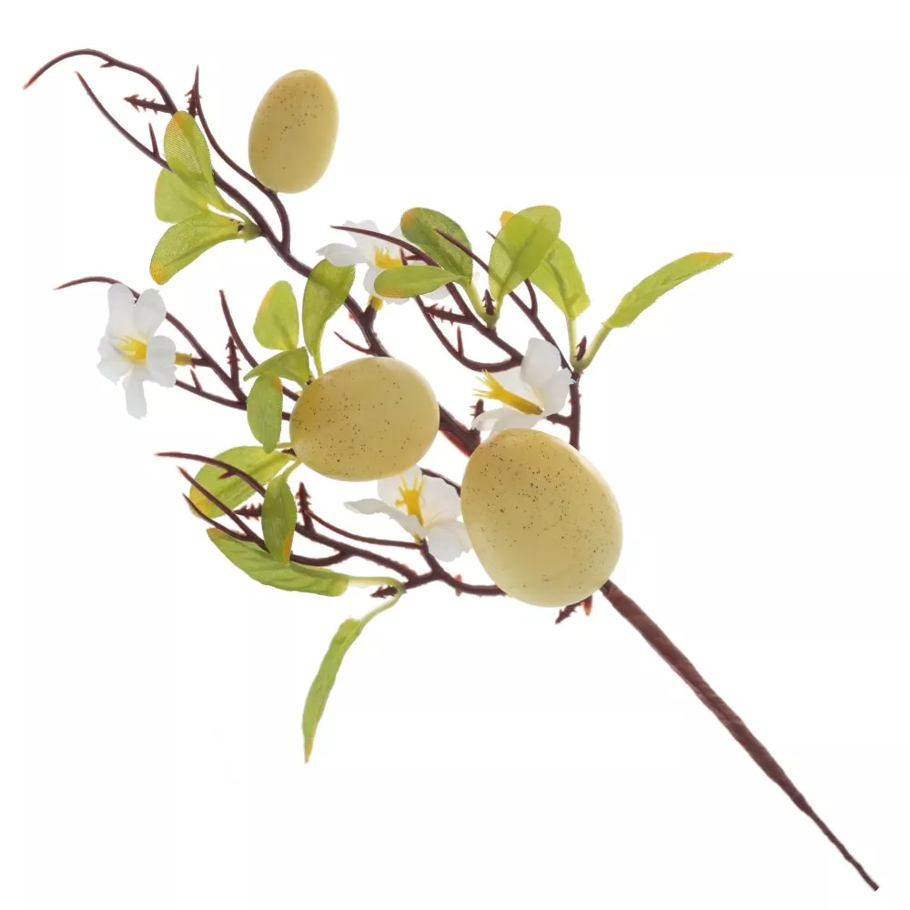 Ветка искусственная Пасхальная 10х5х31см арт.795433 по цене 
