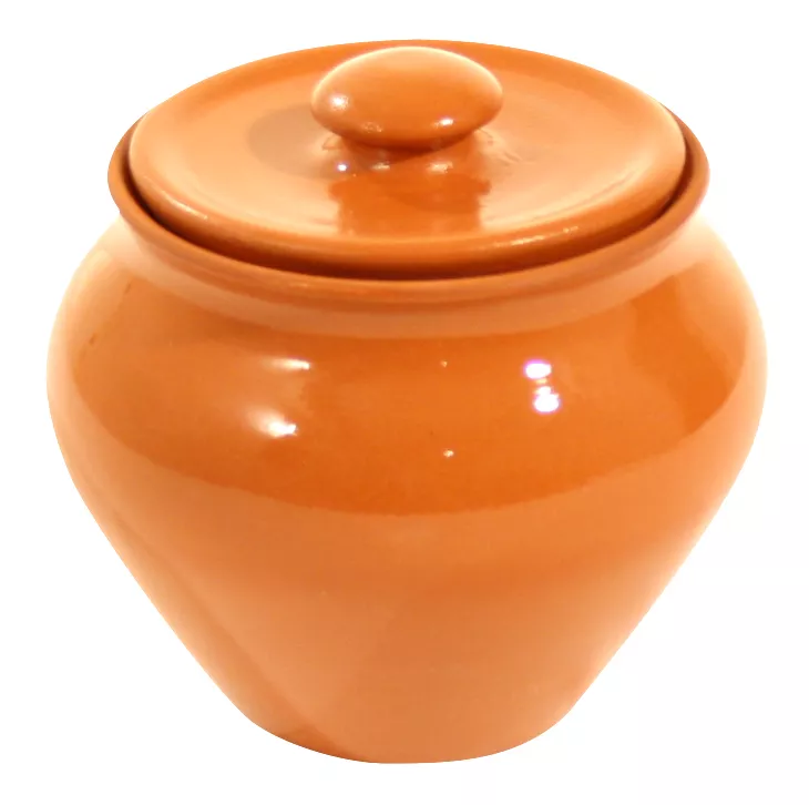 Горшок керамический пищевой терракот. 0,7л ГП 0,7 по цене 