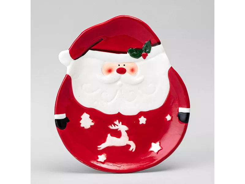 Тарелка закусочная Лефард Рождественские каникулы 26,5х23х3см, керамика арт.230-504 по цене 