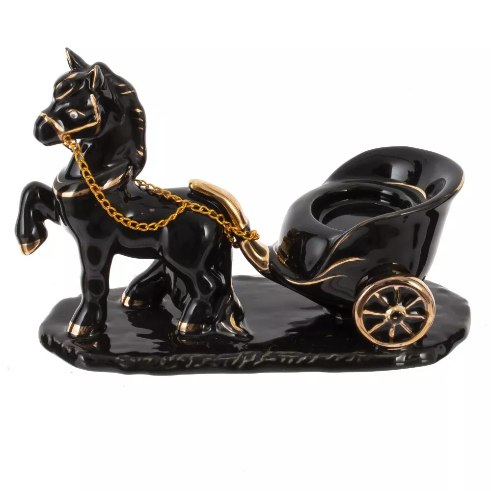 Фигурка Лошадка с подсвечником 16,5х7х12см арт.822599 по цене 