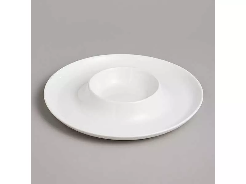 Менажница Лефард Натив 2 секции 25,5x4см, фарфор арт.761-178 по цене 