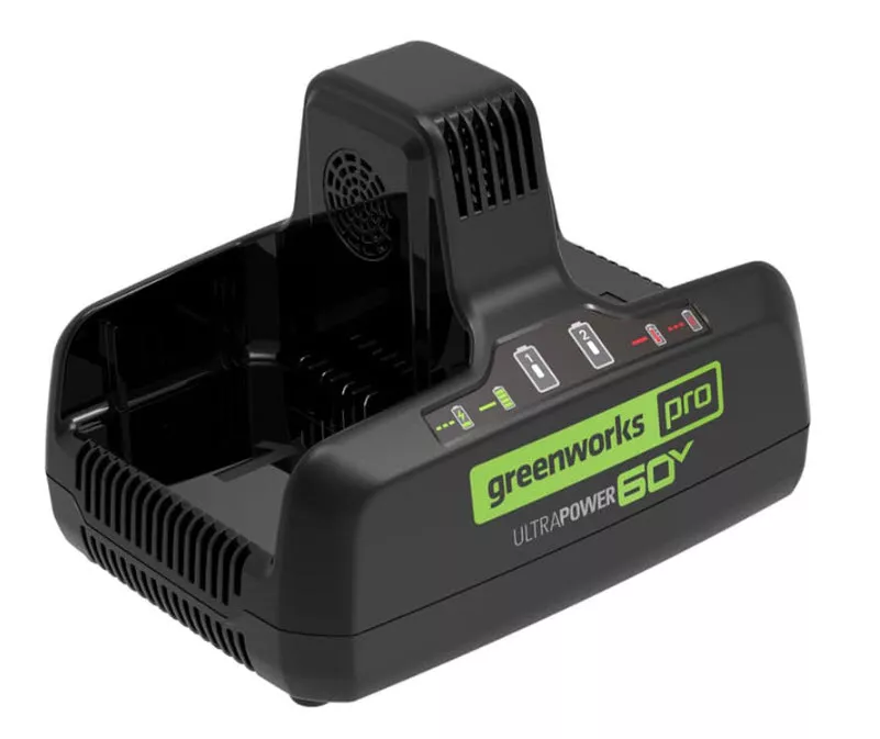 Зарядное устройство Greenworks для двух аккумуляторов 60V 10А, арт.2954407 по цене 