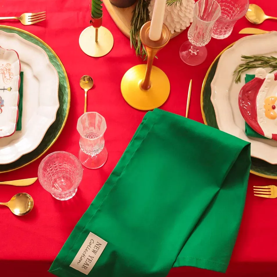 Полотенце Этель Новогодняя коллекция 40х73см, зеленый, хлопок арт.10472209 по цене 