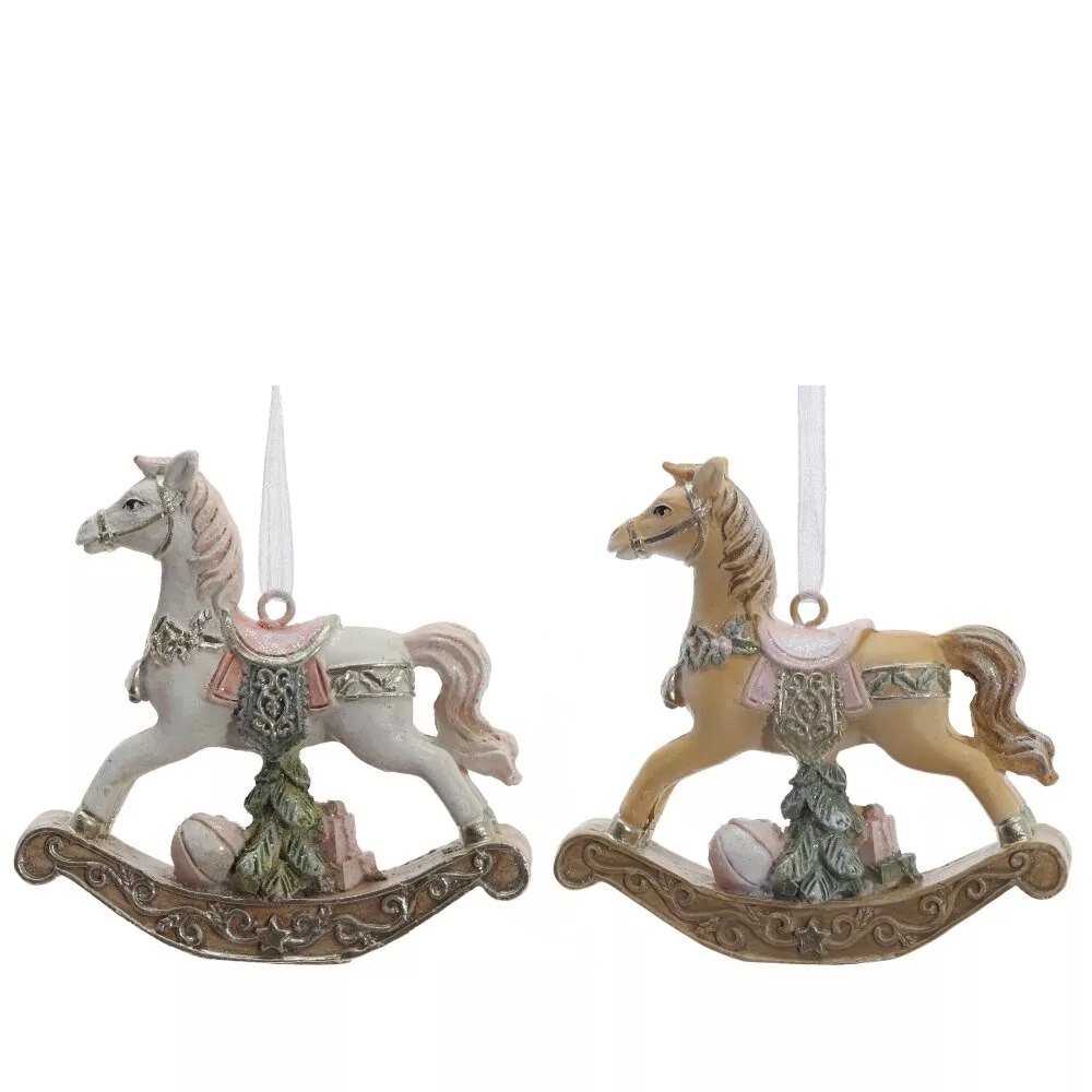 Фигурка подвесная Лошадка-качалка 7х2х7,5см, 2в арт.826250 по цене 