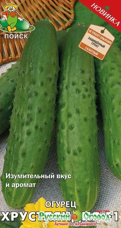 Семена огурца Хрустляндия 12 шт, Поиск 
