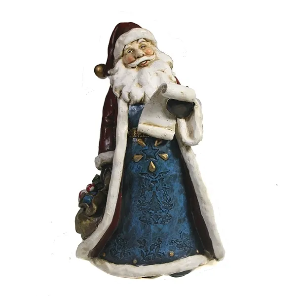 Фигура декоративная Дед Мороз с письмом 14,5х10,5х20,5см арт.714113 по цене 